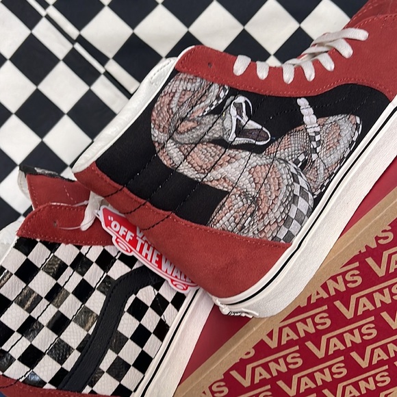 Vans Sk8-Hi Desert Snake/Chili Oil WMNS sneakers - Picture 15 of 16